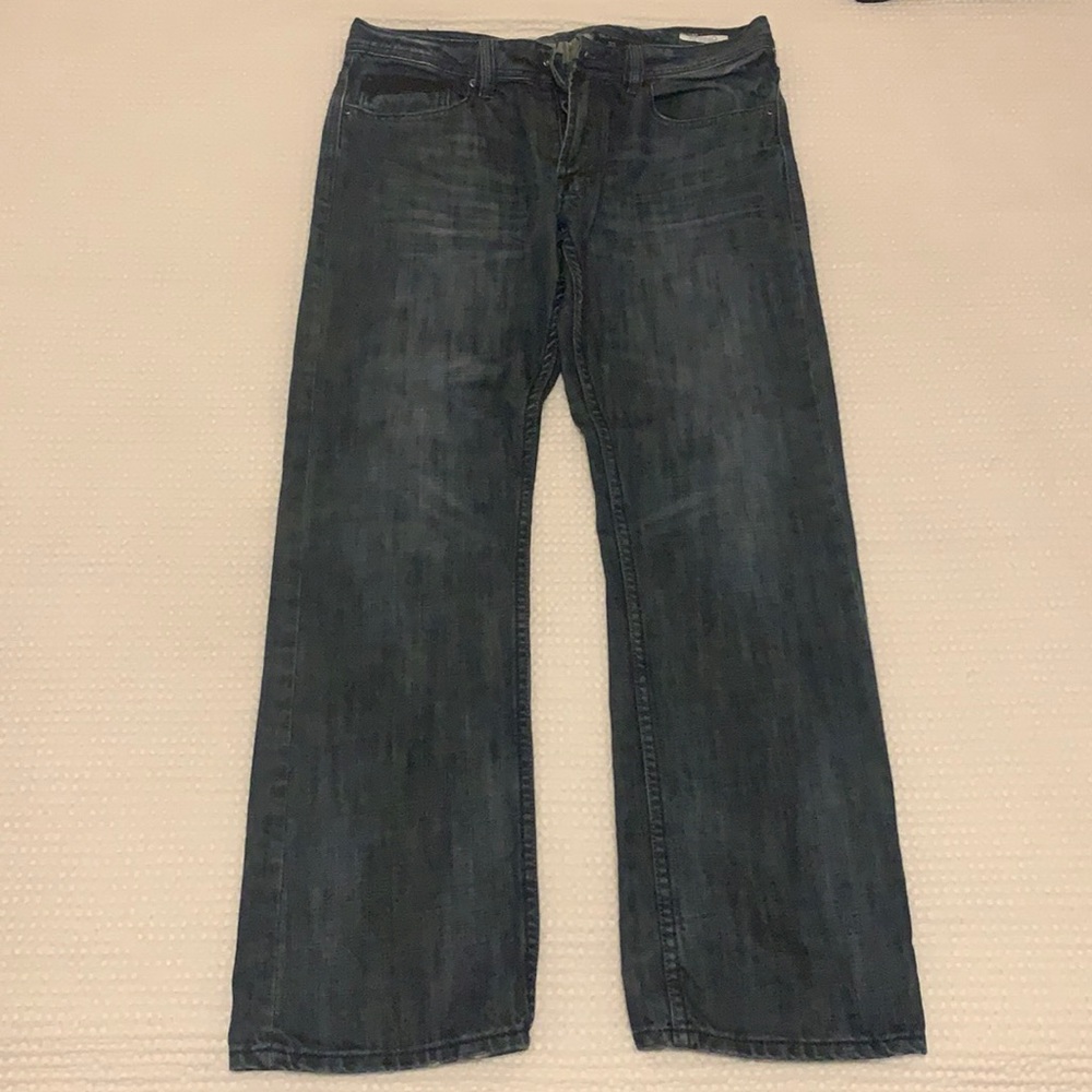 men’s, jeans, dark blue, straight, good condition